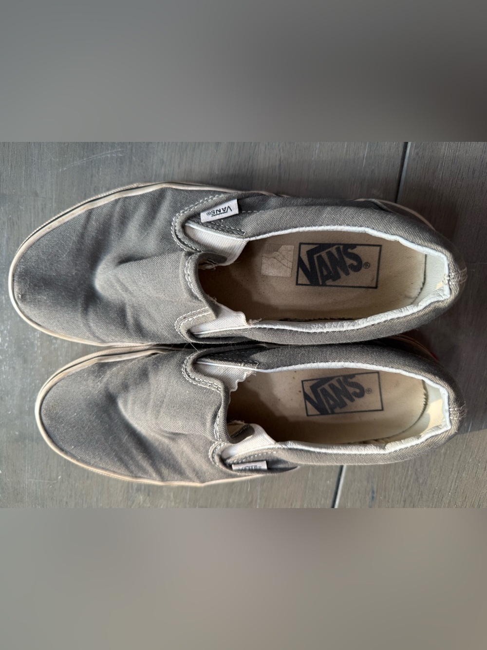 Vans Slip-On Shoes in Grey